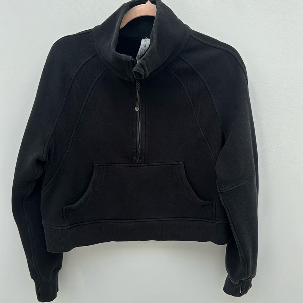 Lululemon Scuba funnel neck quarter zip  Hoodie
